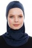 Pinar - Marinblå Sport Hijab - Ecardin