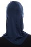Pinar - Marinblå Sport Hijab - Ecardin