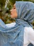 Pola - Grå Mönstrad Hijab - Sal Evi
