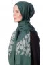 Roshan - Mörkgrön Hijab - Özsoy