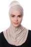 Safiye - Ljus Taupe Ninja Underslöja - Ecardin
