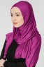 Seda Fuchsia Jersey Hijab Sjal Ecardin 200233b