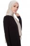 Seda - Ljus Taupe Jersey Hijab - Ecardin