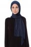 Seda - Marinblå Jersey Hijab - Ecardin