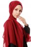 Selma - Bordeaux Enfärgad Hijab - Gülsoy