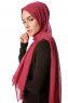 Selma - Cherry Enfärgad Hijab - Gülsoy