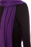 Selma - Deep Violet Enfärgad Hijab - Gülsoy