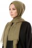 Selma - Ljus Khaki Enfärgad Hijab - Gülsoy