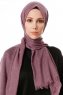 Selma - Mauve Enfärgad Hijab - Gülsoy