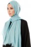 Selma - Mintgrön Enfärgad Hijab - Gülsoy
