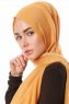 Selma - Mörk Gold Enfärgad Hijab - Gülsoy