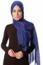 Selma - Mörkblå Enfärgad Hijab - Gülsoy
