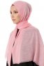 Selma - Rosa Enfärgad Hijab - Gülsoy