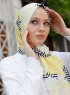 Yumna - Gul Mönstrad Hijab