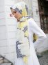 Yumna - Gul Mönstrad Hijab