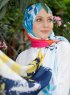 Yumna - Turkos Mönstrad Hijab
