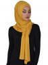 Sofia - Senapsgul Praktisk Bumull Hijab