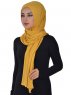 Sofia - Senapsgul Praktisk Bumull Hijab