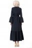 Soraya - Marinblå Abaya - Miss Cazibe