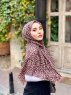 Suha - Brun Leopard Mönstrad Bomull Hijab