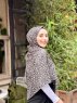 Suha - Khaki Leopard Mönstrad Bomull Hijab