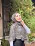 Suha - Khaki Leopard Mönstrad Bomull Hijab