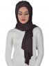 Tamara - Brun Praktisk Bumull Hijab
