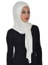 Tamara - Creme Praktisk Bumull Hijab