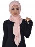 Tamara - Gammelrosa Praktisk Bumull Hijab
