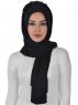 Tamara - Svart Praktisk Bumull Hijab