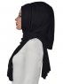 Tamara - Svart Praktisk Bumull Hijab