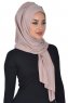 Tamara - Taupe Praktisk Bumull Hijab