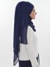 Viola Marinblå Chiffon Hijab Ayse Turban 325507c