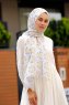 Warda - Mönstrad Hijab - Sal Evi