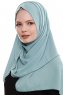 Yara - Mint Praktisk One Piece Crepe Hijab