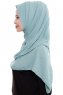 Yara - Mint Praktisk One Piece Crepe Hijab