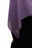 Yara - Plommon Praktisk One Piece Crepe Hijab