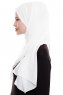 Yara - Vit Praktisk One Piece Crepe Hijab