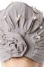 Yaren - Grå Crepe Chiffon Turban - Sehr-i Sal