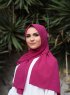 Zahra - Cerise Crepe Hijab - Mirach