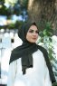 Zahra - Mörk Khaki Crepe Hijab - Mirach