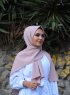 Zahra - Pale Pink Crepe Hijab - Mirach