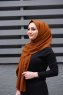 Zahra - Terracotta Crepe Hijab - Mirach