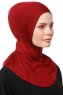 Zeliha - Bordeaux Praktisk Viskos Hijab