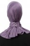 Zeliha - Lila Praktisk Viskos Hijab
