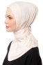 Zeliha - Ljus Beige Praktisk Viskos Hijab