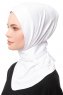 Zeliha - Vit Praktisk Viskos Hijab