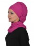 Zoe Fuchsia Chiffon Turban Sjal Hijab Ayse Turban 322810b