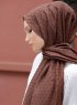 Malika - Mörkbrun Hijab - Sal Evi