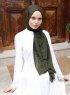 Zaina - Mörkgrön Hijab - Sal Evi